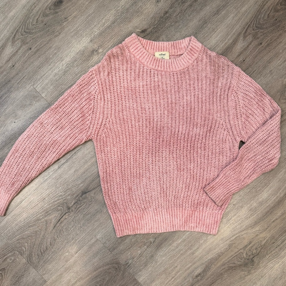 Aritzia Wilfred Essential Chenille Sweater -